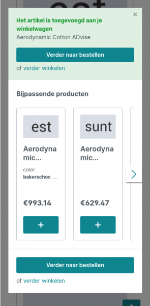 upsell products Shopware plug-in